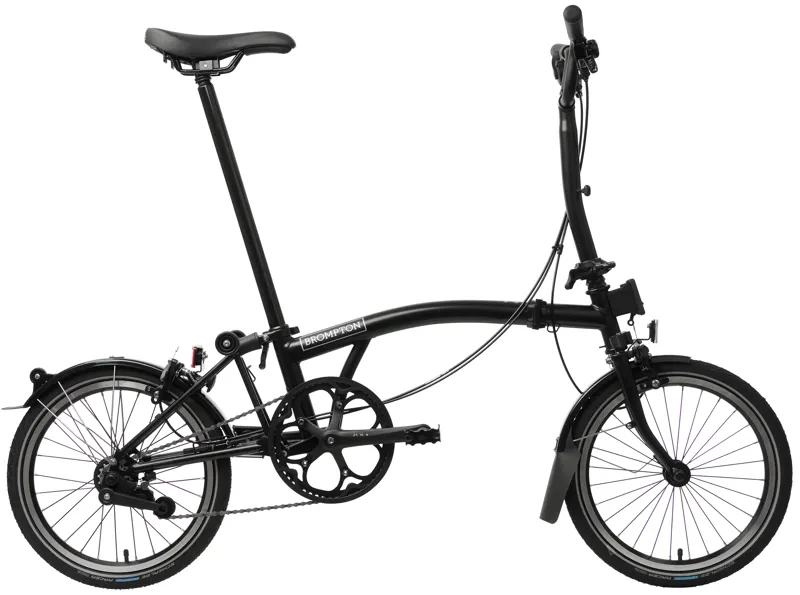 Brompton C Line Urban Folding Bike 2023 in Black